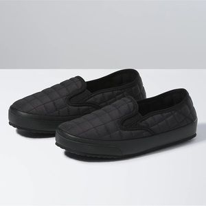 vans slip-er 2 quilted black